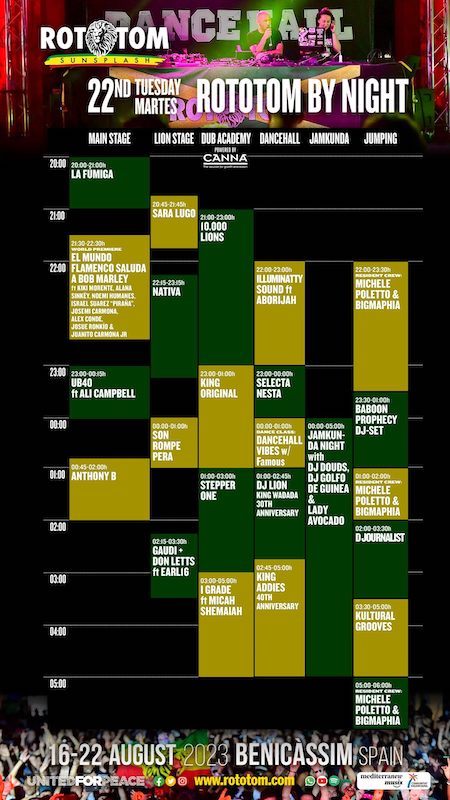 Rototom Sunsplash 2023