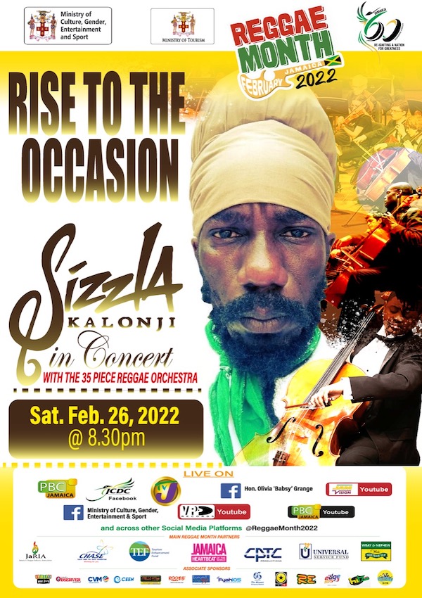 Sizzla Kalonji and The Reggae Orchestra 2022