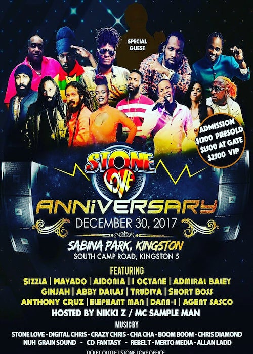 Stone Love Anniversary 2017