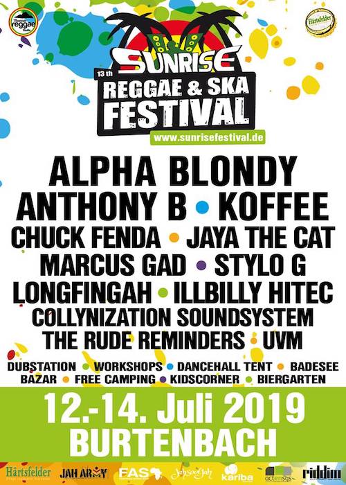 Sunrise Reggae & Ska Festival 2019