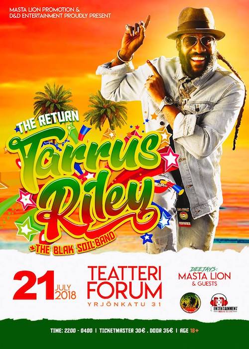 Tarrus Riley 7-21-2018