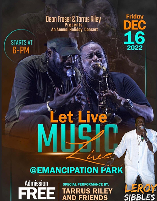 Tarrus Riley & Friends - Let Live Music Live 2022