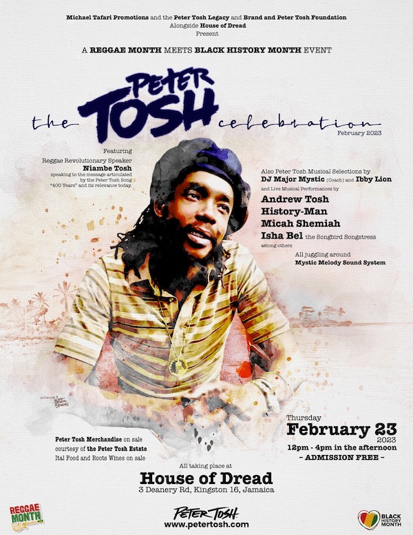 The Peter Tosh Celebration 2023