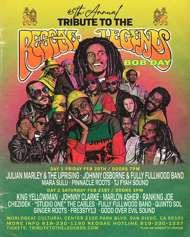 Tribute To The Reggae Legends 2026