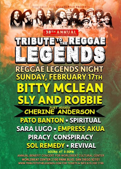 Tribute To The Reggae Legends 2019