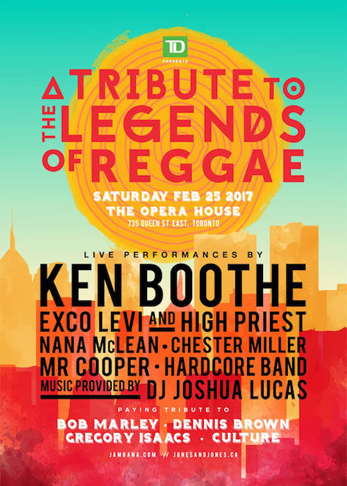 Tribute To The Legends Of Reggae 2017 - Toronto