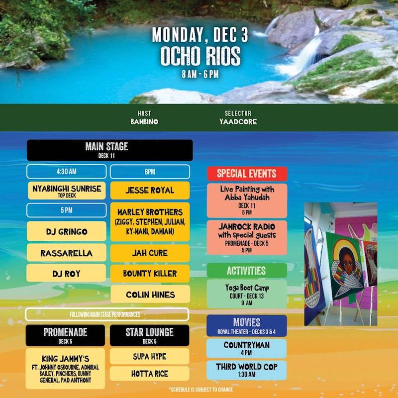 Welcome To Jamrock Reggae Cruise 2018