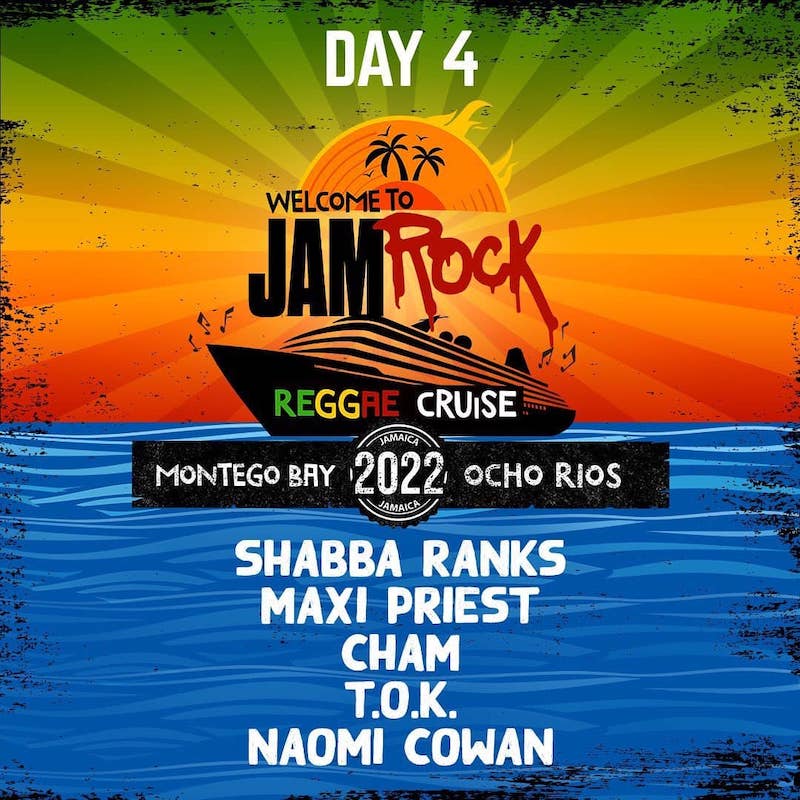 Welcome To Jamrock Reggae Cruise 2022