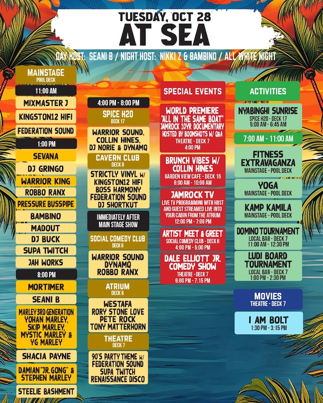 Welcome To Jamrock Reggae Cruise 2025