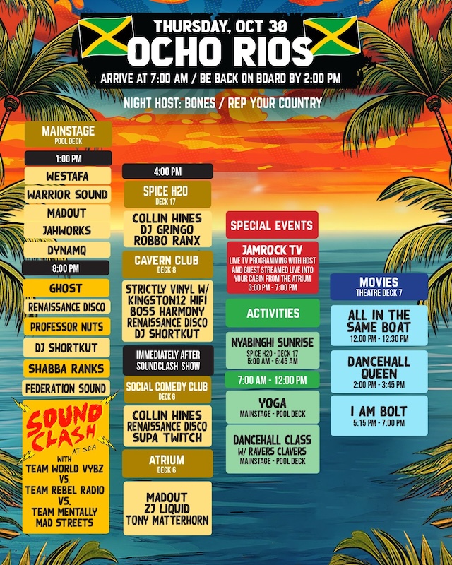 Welcome To Jamrock Reggae Cruise 2025