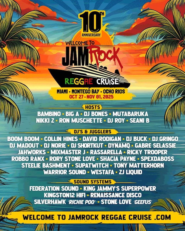 Welcome To Jamrock Reggae Cruise 2025