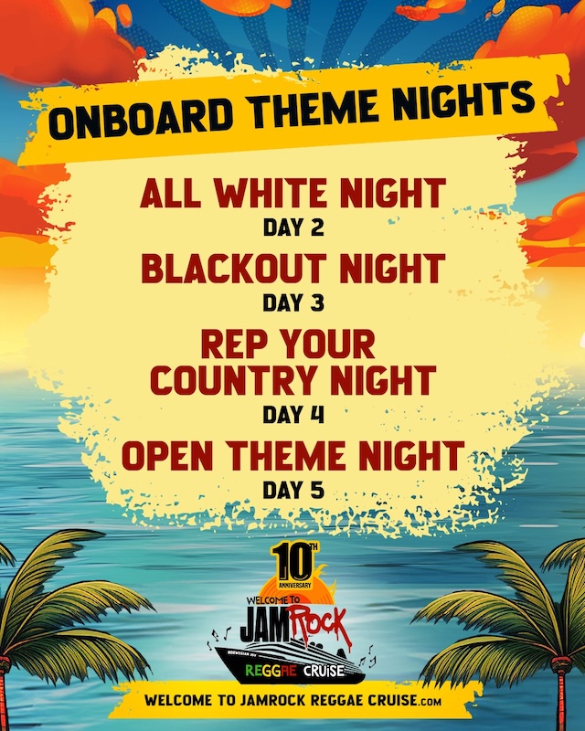 Welcome To Jamrock Reggae Cruise 2025