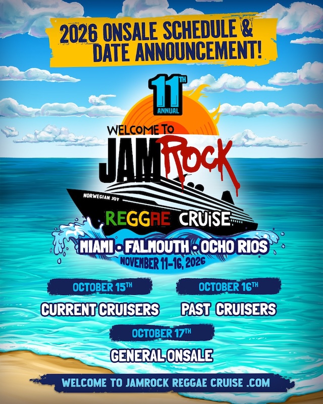 Welcome To Jamrock Reggae Cruise 2026