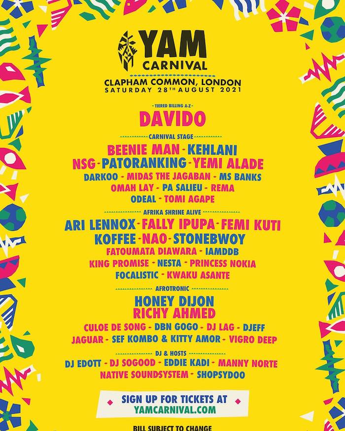 Yam carnival on sale