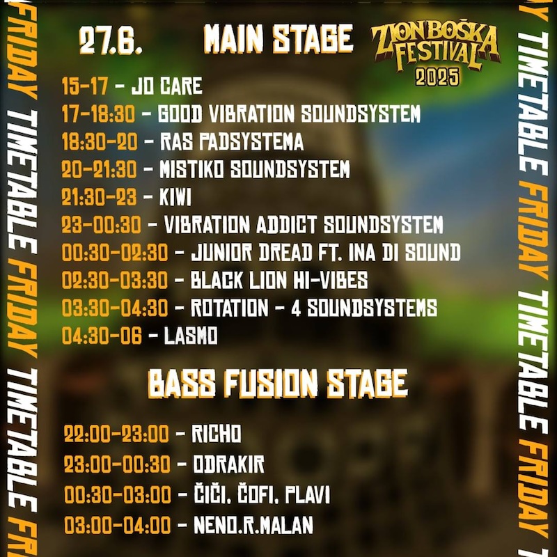 Zion Boska Festival 2025