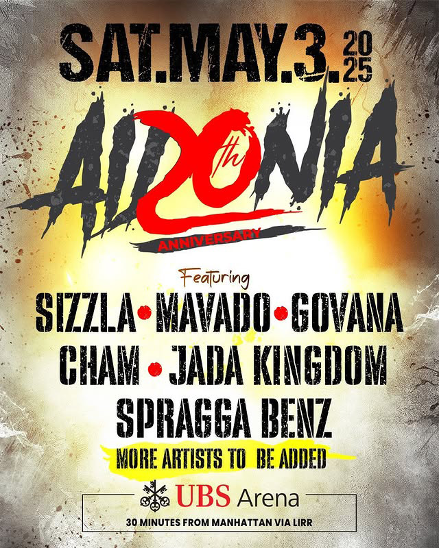 Aidonia's 20th Anniversary - USA 2025