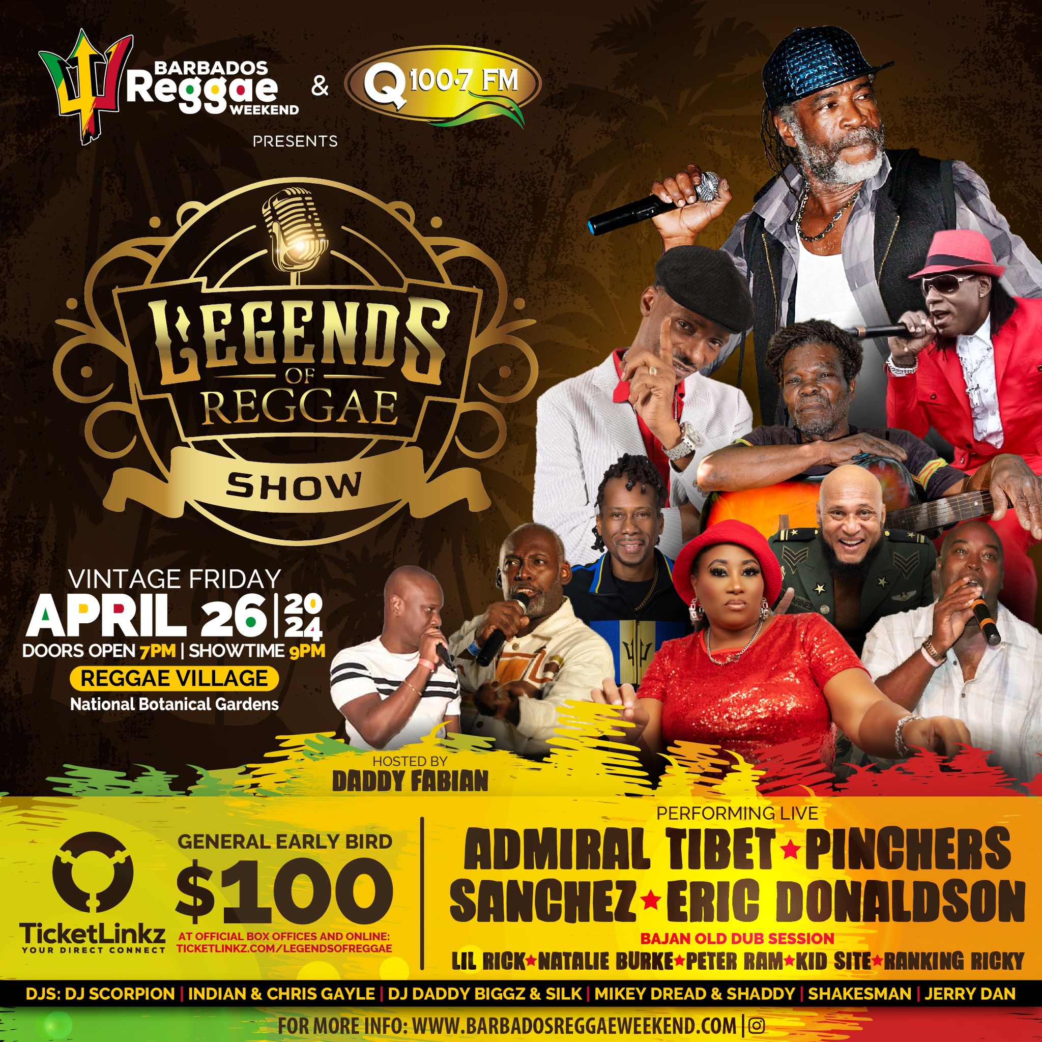Barbados Reggae Weekend - Legends Of Reggae 2024