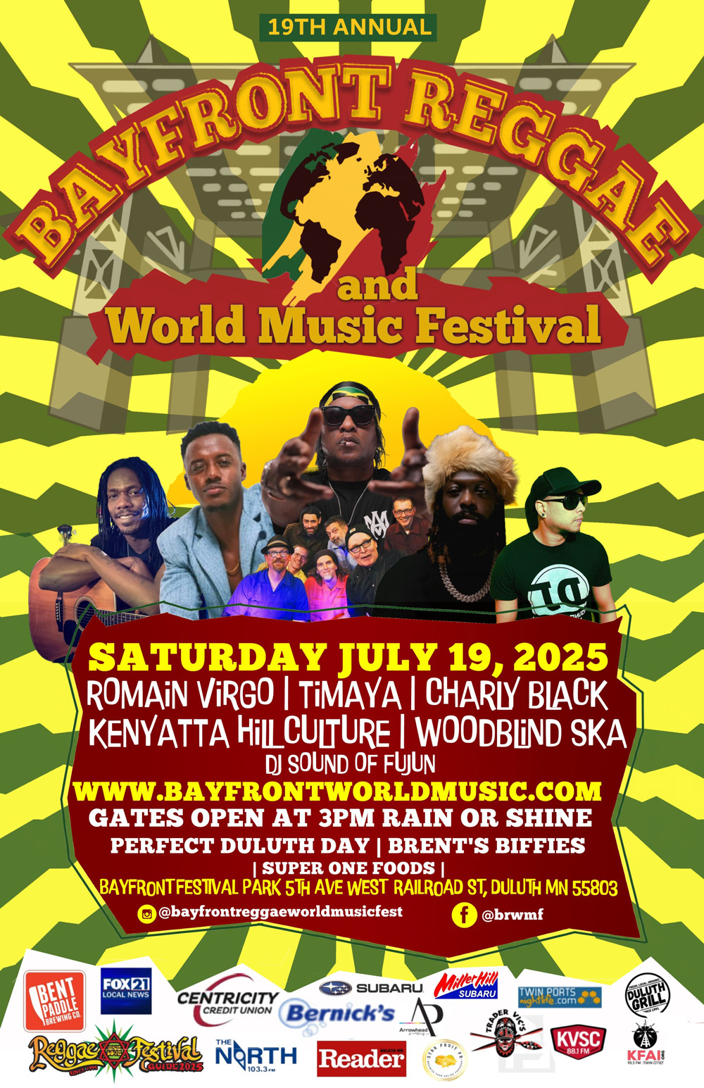 Bayfront Reggae & World Music Festival 2025