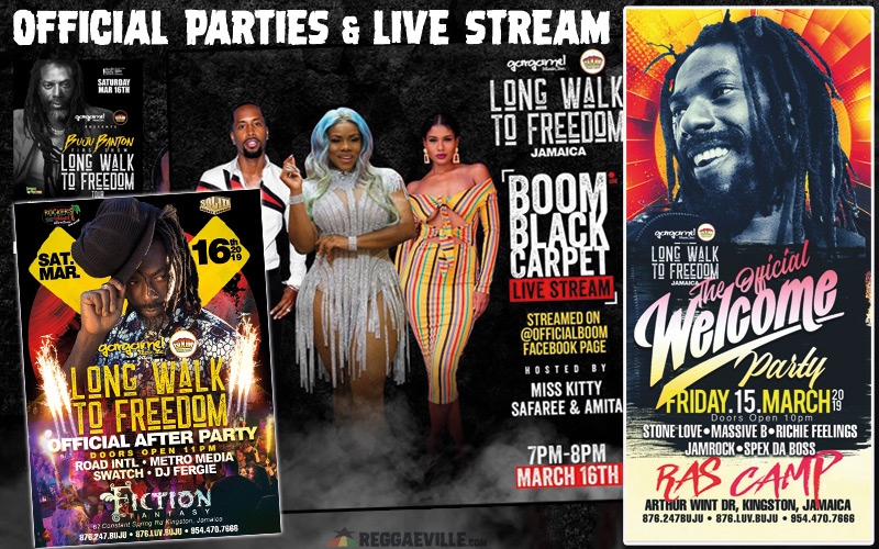 Buju Banton in Jamaica 2019 - Official Parties & Live Stream