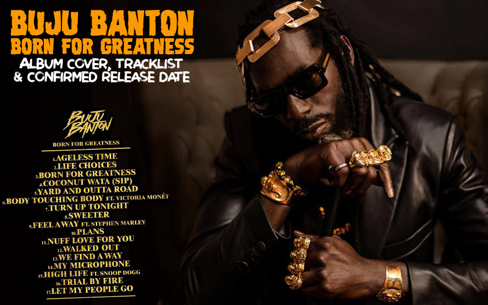 Buju Banton - Born For Greatness... Album Cover, Tracklist & Release Date