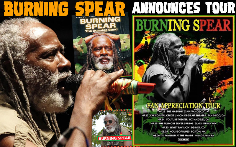 Burning Spear Announces US-Tour and Europe Shows 2022