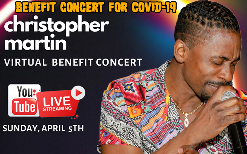 Christopher Martin Goes Live for COVID-19 - Virtual Benefit Concert