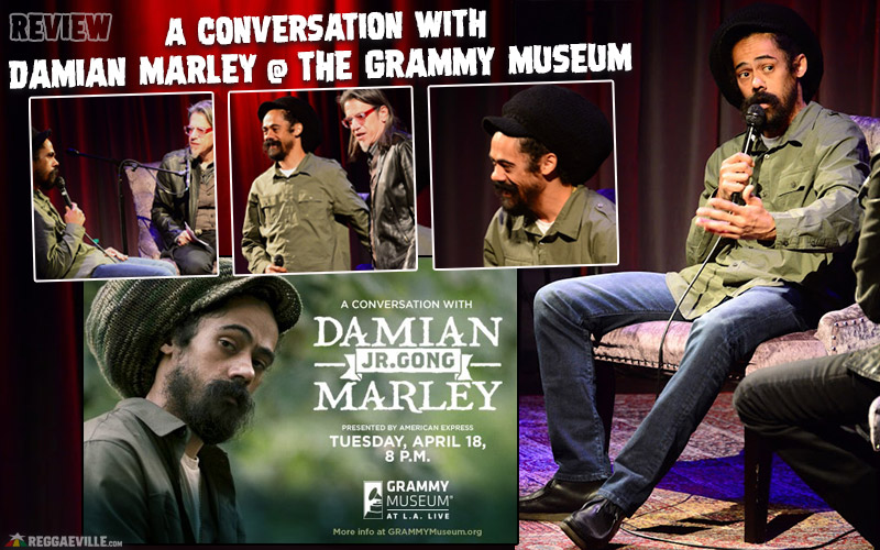 Review: Damian Marley In Conversation At The Grammy Museum in Los Angeles, CA