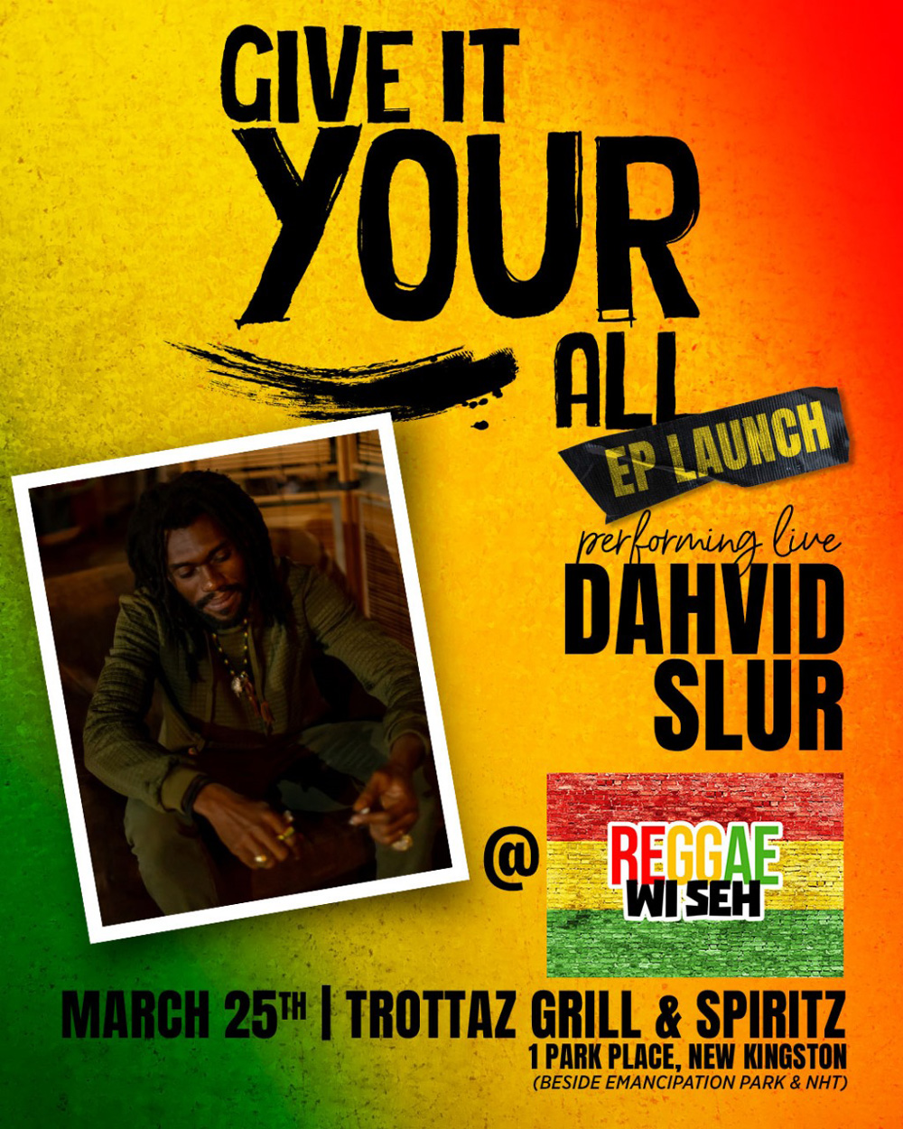 Dahvid Slur - Give It Your All EP Launch 2025
