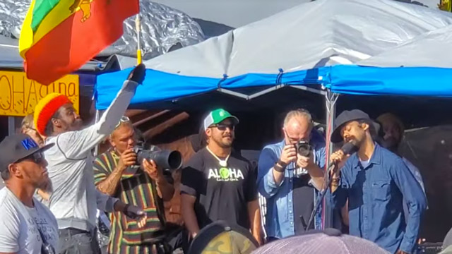 Damian Marley @ Mauna Kea Shutdown - TMT Protests In Hawaii [7/28/2019]