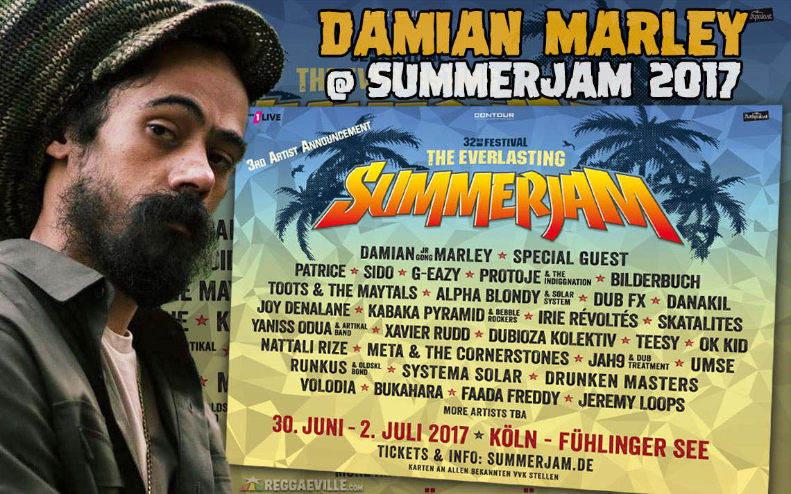 Damian Marley added to SummerJam 2017