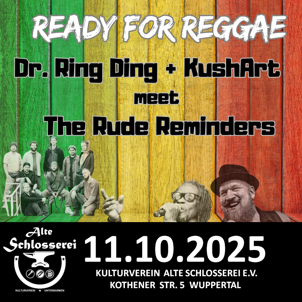 Dr. Ring Ding + KushArt meets Rude Reminders in Wuppertal 2025