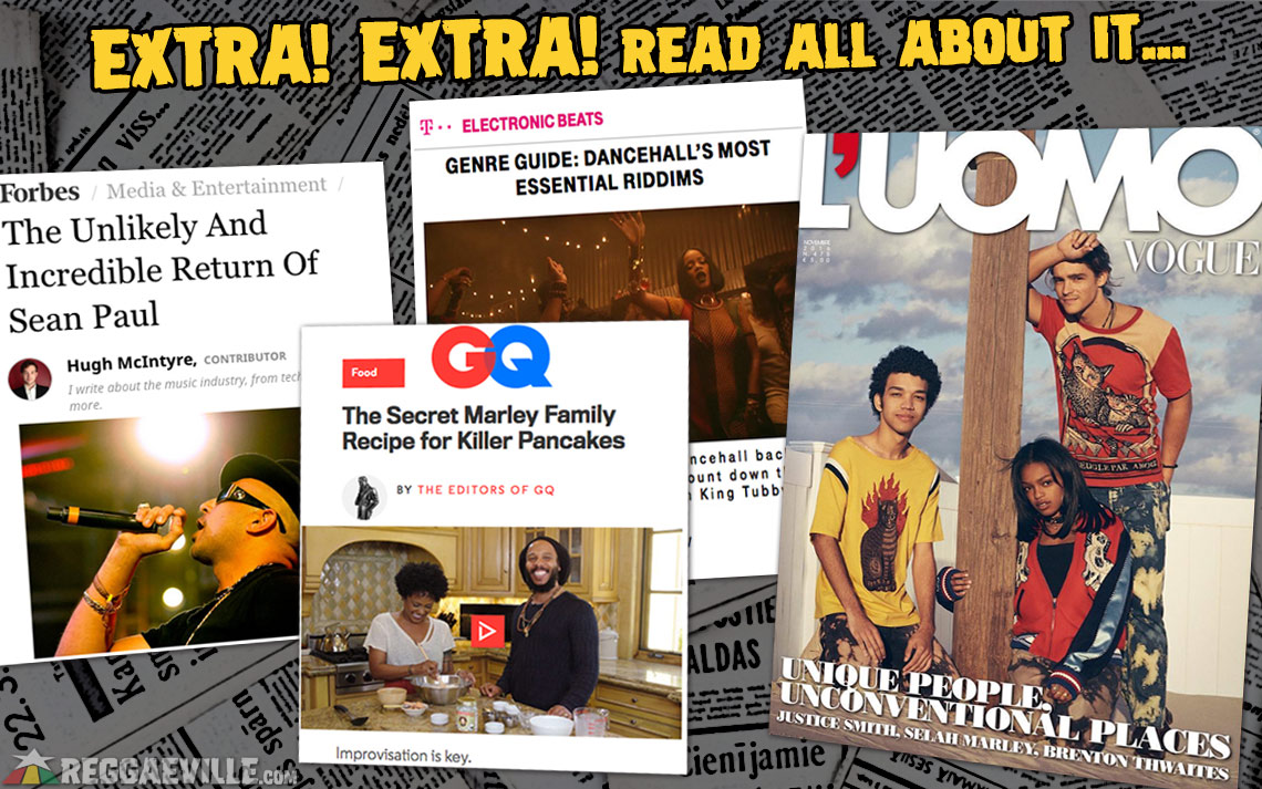 Extra! Extra! Read All About It... #2 with Sean Paul, Ziggy Marley & Selah Marley