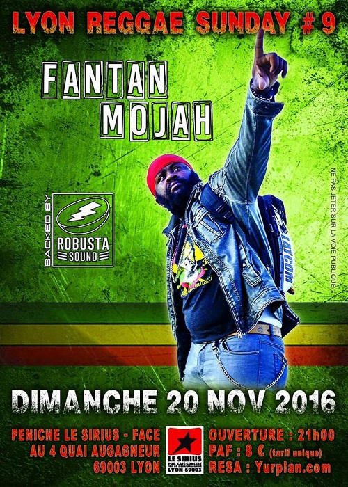 Fantan Mojah 11/20/2016