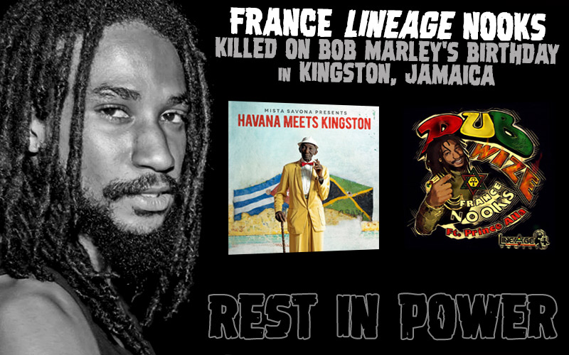 Singer France Nooks Killed on Bob Marley's Birthday in Kingston