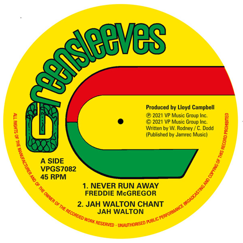 Freddie McGregor - Never Run Away / Dennis Walks - The Drifter