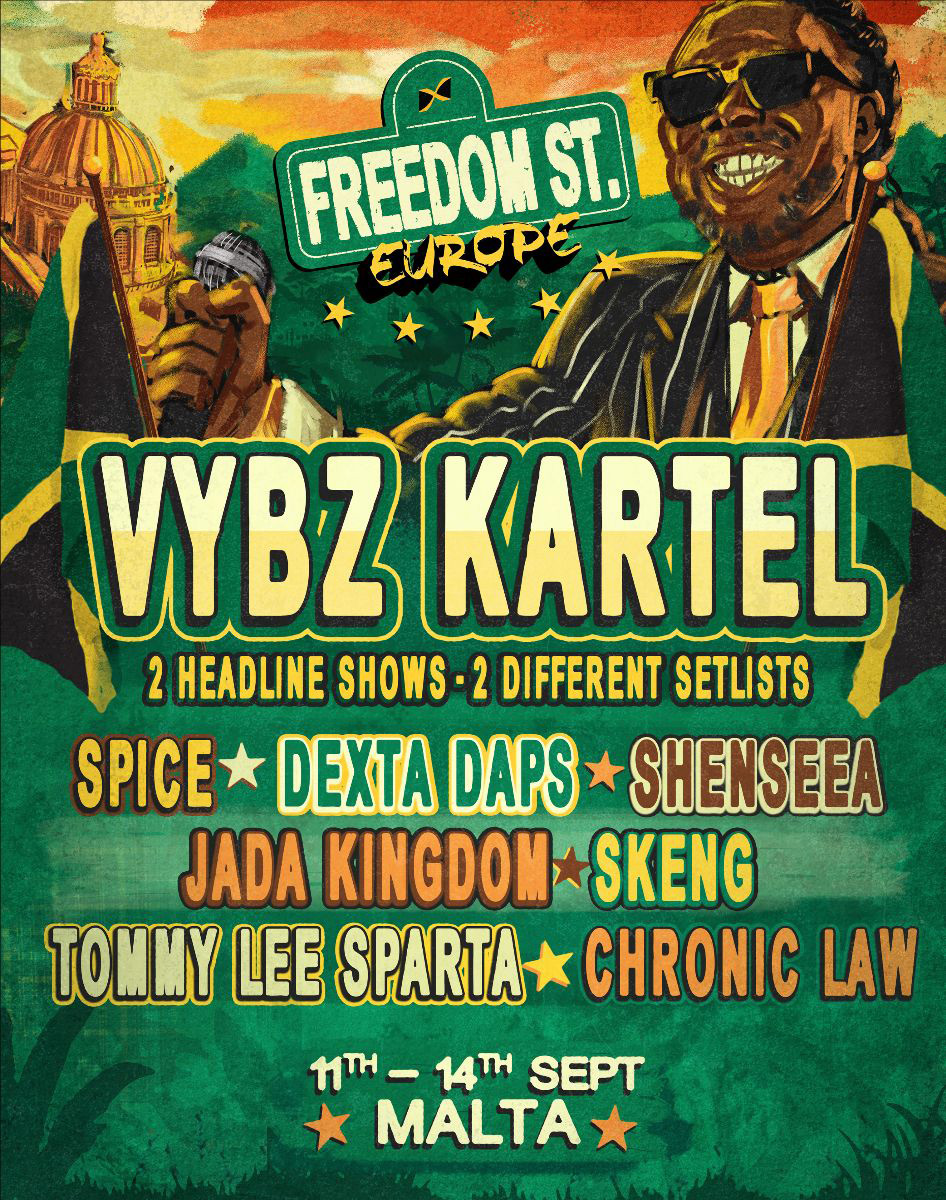 Vybz Kartel & Friends | Freedom Street - Europe 2025