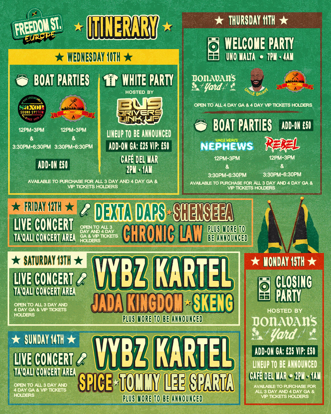 Vybz Kartel & Friends | Freedom Street - Europe 2025