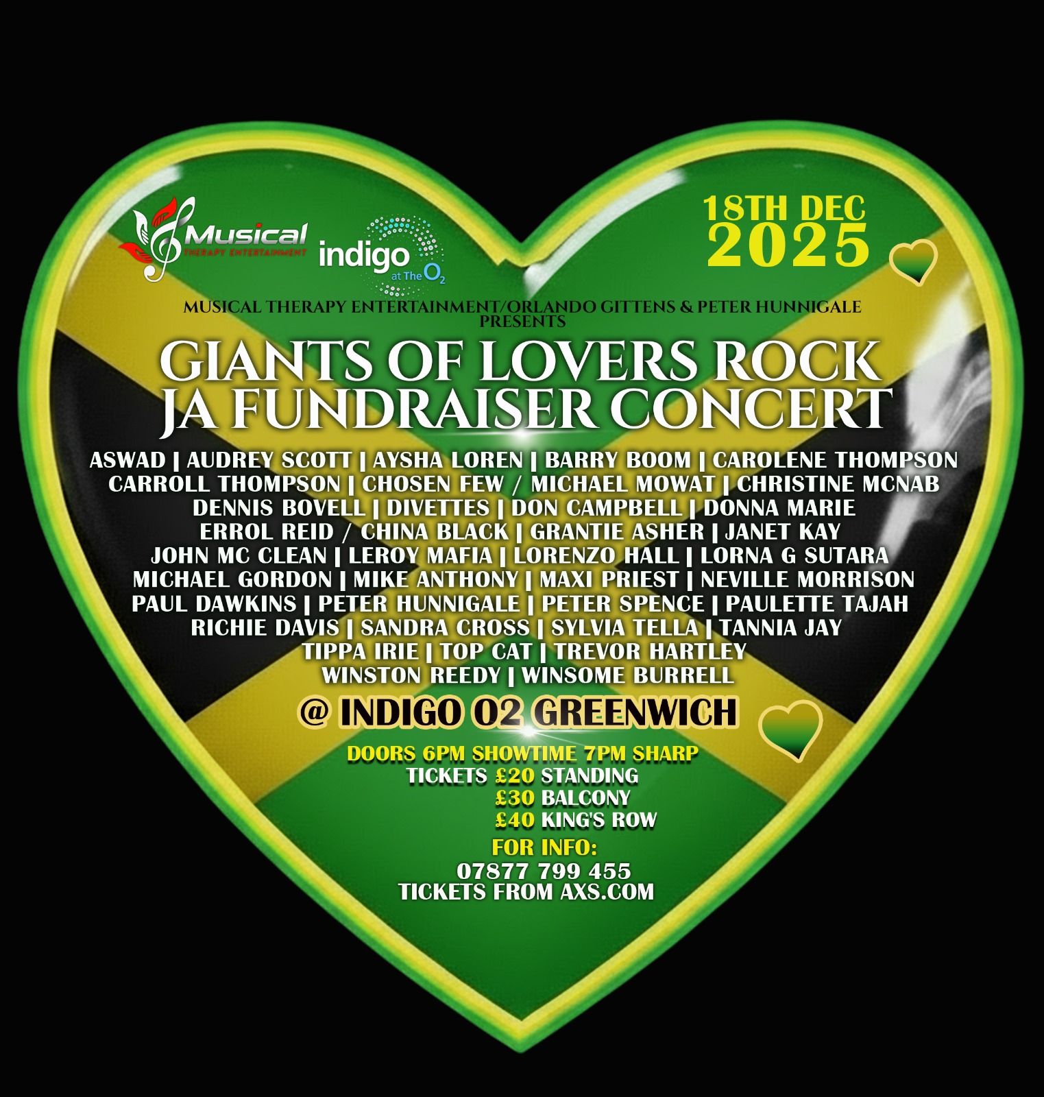 Giants of Lovers Rock JA Fundraiser Concert 2025