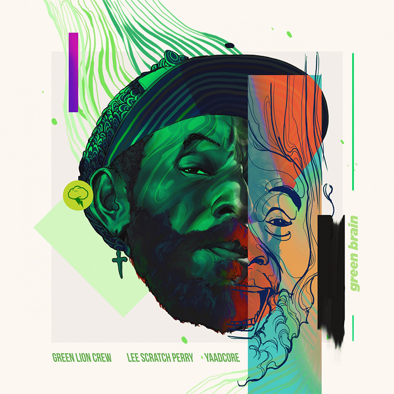 Green Lion Crew, Lee Scratch Perry & Yaadcore - Green Brain