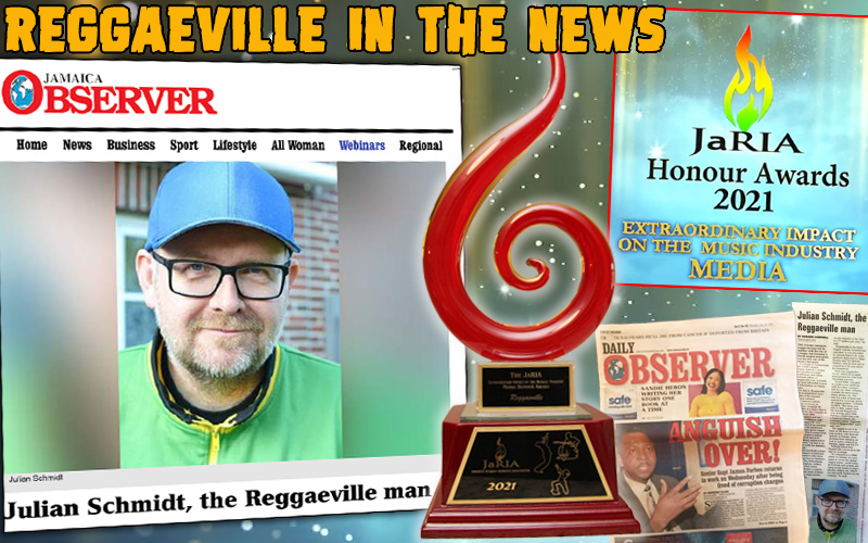 In The News... Julian Schmidt, The Reggaeville Man @ Jamaica Observer