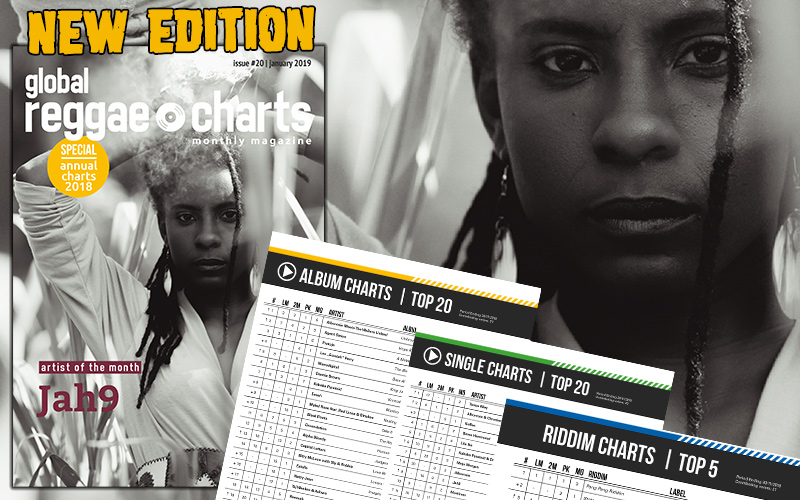 Jah9 @ Global Reggae Charts - Issue 20 (January 2019)