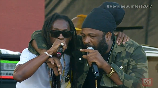 Jah Cure feat. Fantan Mojah @ Reggae Sumfest 2017 [7/22/2017]