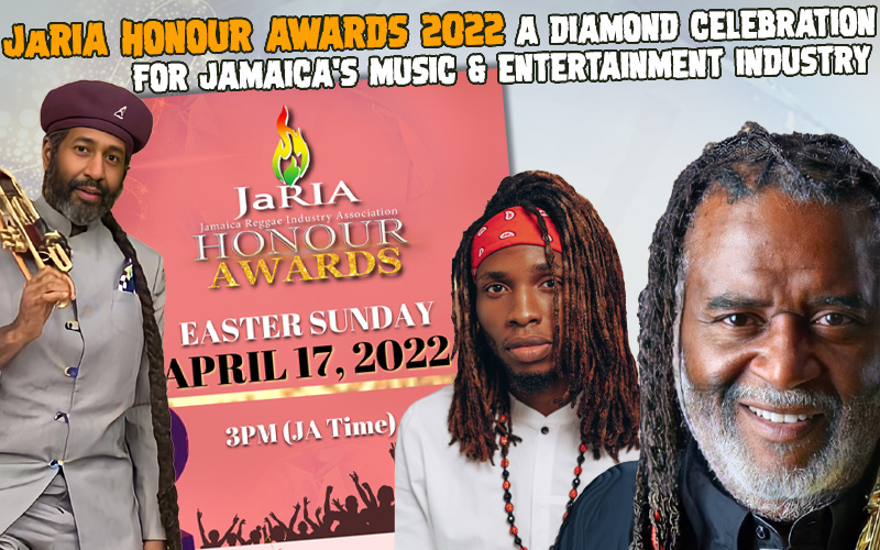 JaRIA Honour Awards 2022 – A Diamond Celebration for Jamaica’s Music and Entertainment Industry