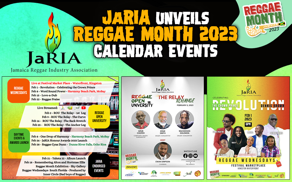 JaRIA Unveils Reggae Month 2023 Calendar Events