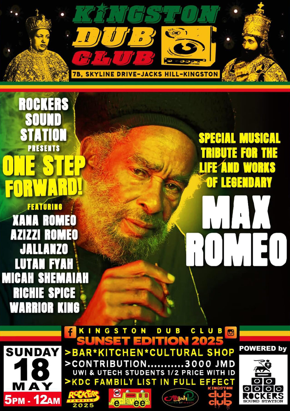 One Step Forward - Tribute To Max Romeo 2025