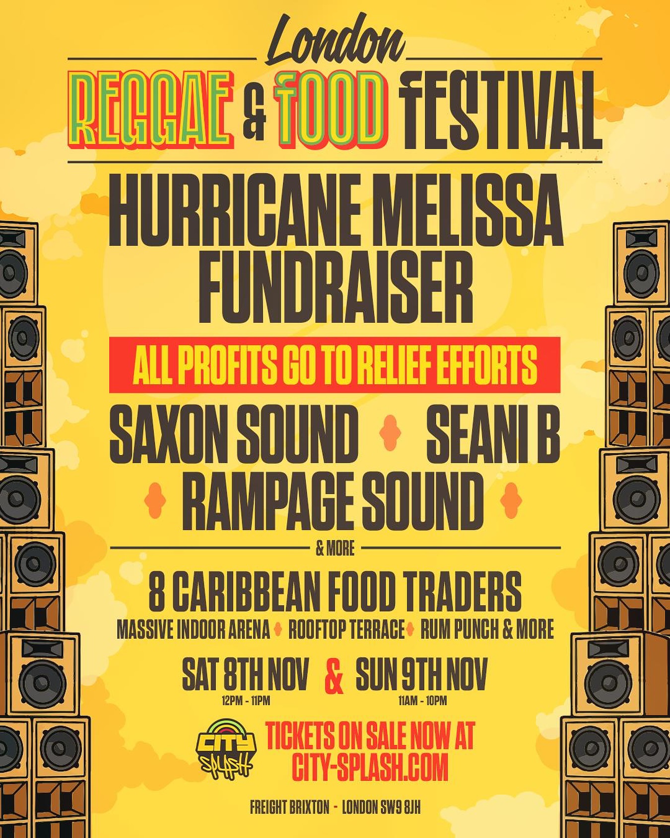 London Reggae & Food Festival - Hurricane Melissa Fundraiser 2025