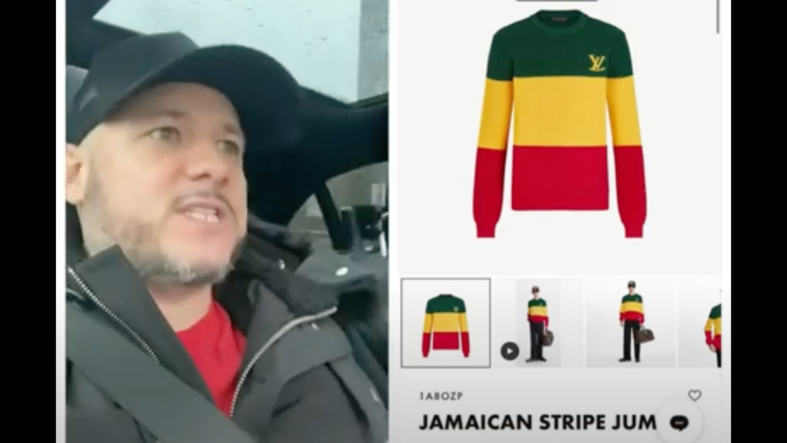 White Yardie about Louis Vuitton's Jamaica Stripe Jumper Fail [2/3/2021]