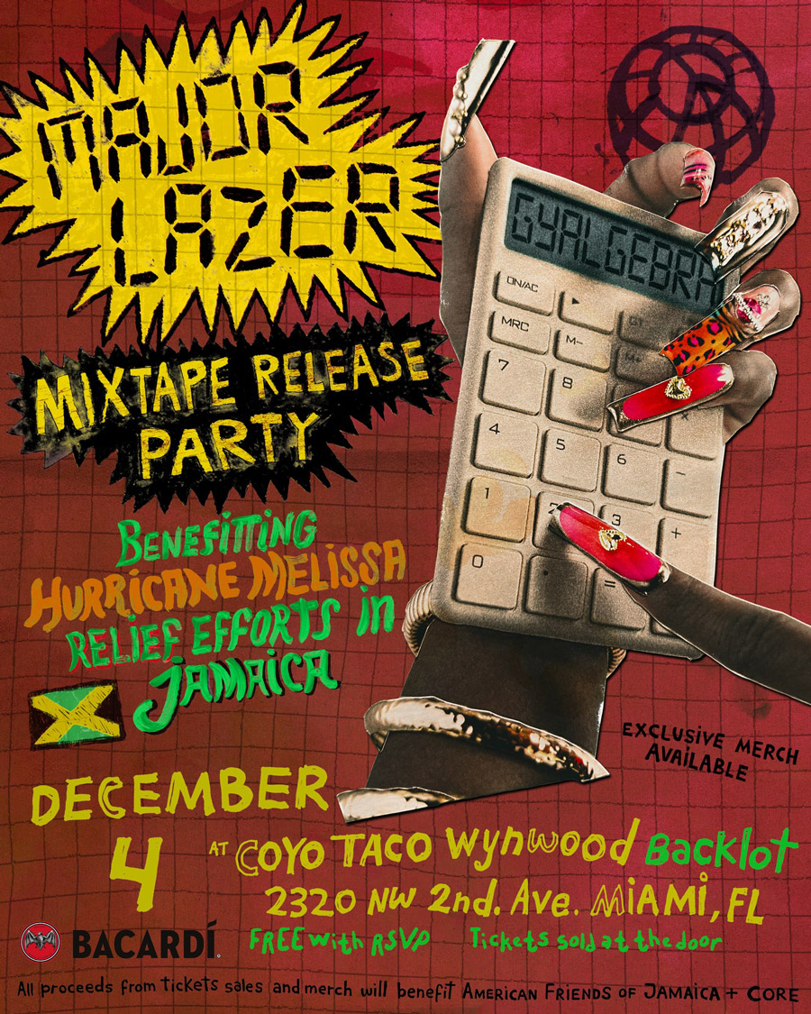 Major Lazer Mixtape Release Party in Miami 2025