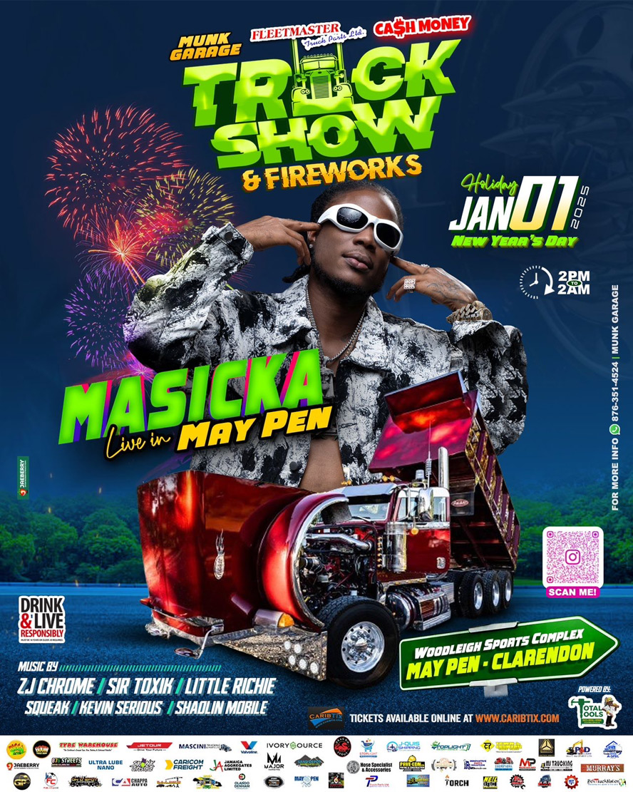 Masicka @ Munk Garage Truck Show 1-1-2025