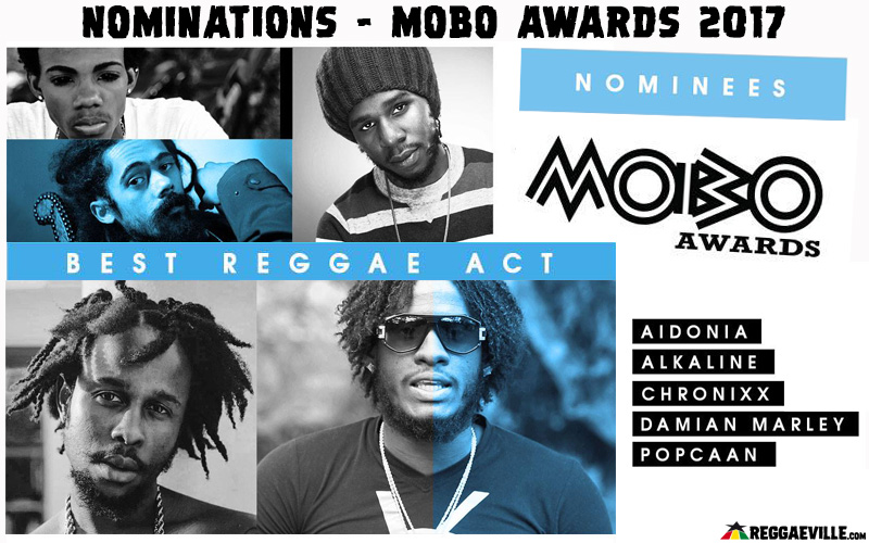 MOBO Awards 2017 - Best Reggae Act Nominees Announced